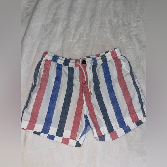 Chubbies Striped Red, Blue, and White Shorts large - Picture 1 of 5